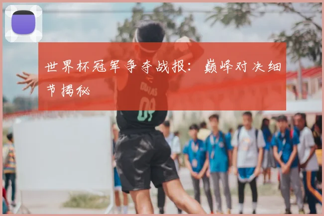 世界杯冠军争夺战报：巅峰对决细节揭秘